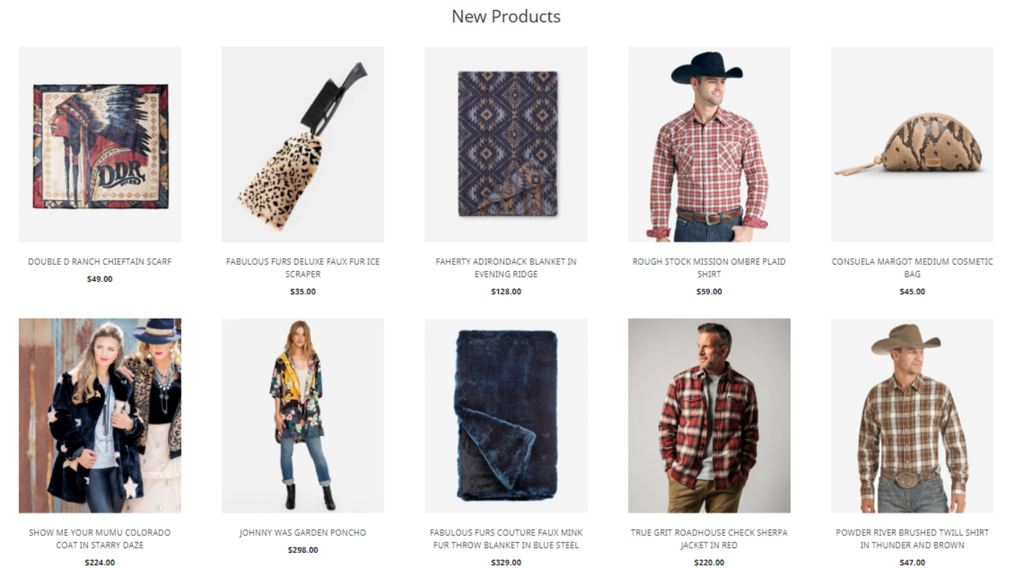 western brands clothing